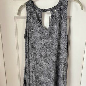 Old Navy Black Pattern Dress M